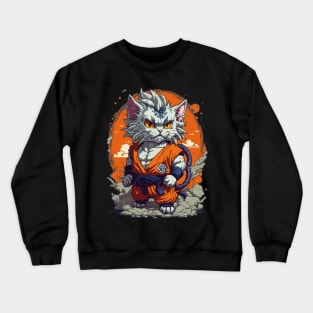 Goku Cat Crewneck Sweatshirt